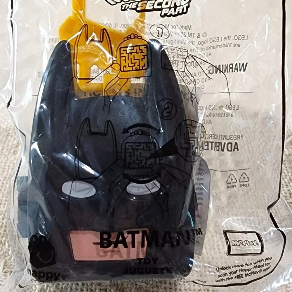 McDonalds 2019 Happy Meal Toy: Lego Movie 2nd Part BATMAN #6 - SEALED